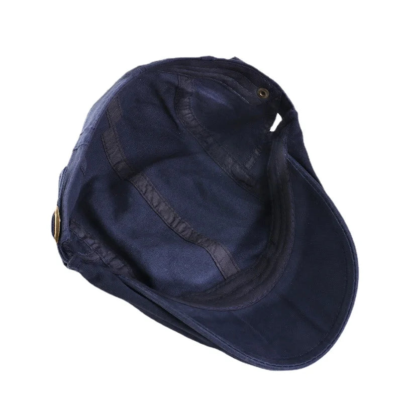 Cotton Hunting Cap Baseball Cap With  Adjusting Buckle Golf Cap