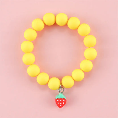 Cute Popcorn Beads Bracelet - Friendship Jewelry for Girls with Star Moon Cloud and Flower Accents