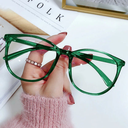 Anti Blue Light Glasses - Transparent Frames Round Eyewear for Unisex