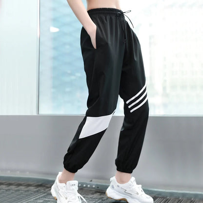 Sports Pants Autumn Women Loose Yoga Pants Sports Trousers Exercise Fitness Running Jogging Trousers Workout Sport Pants
