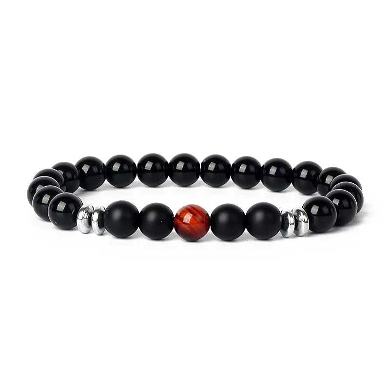 Hematite Magnetic Bracelet Man Weight Loss Bracelet Natural Stone Magnetic Bracelet Slimming Woman Health Care Therapy Jewelry