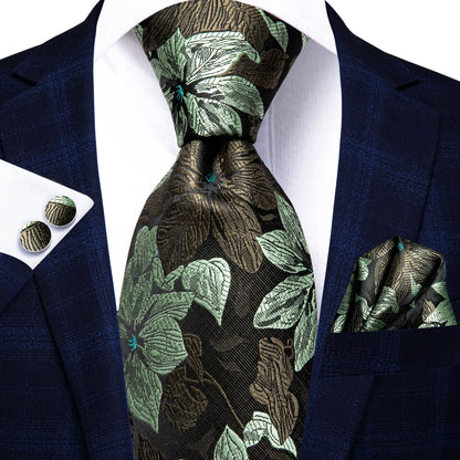 Blue Silk Mens Tie - Formal 100 Silk NeckTie for Weddings and Business