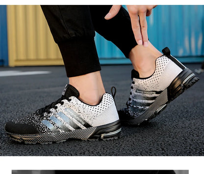 Men's Mesh Breathable Casual Shoes Non-Slip Stable Shock Absorption Lightweight Sneakers Couple Basket Homme 2020 la sportiva