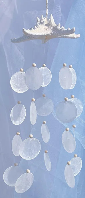 Natural Seashell Wind Chimes - Handmade Coastal Decor for Tranquil Spaces - ZOOMNSTORE