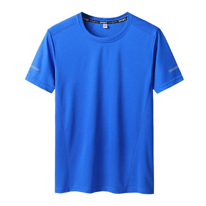 Plus Size Men's T-Shirt - Quick Dry Sport Shirt | Breathable Mesh Fabric Tee 6XL-9XL