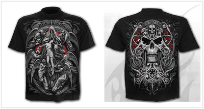 Mens 3D Skull T-Shirt - Punk Summer Streetwear Top O-neck Sizes XXS-5XL - ZOOMNSTORE