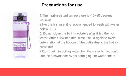 Sports Water Bottle - Leakproof Shaker Portable Gym Bottle | BPA Free Tritan Plastic