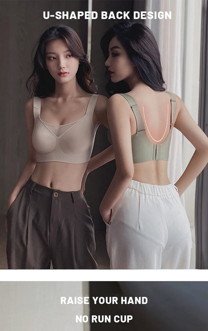MeooLiisy C to F Cup Plus Size Tube Top Underwear Minimizer Seamless Active Bras Wireless Surper Comfortable Lingerie  XXXXL
