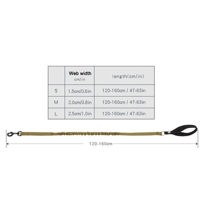 Truelove Dog Flexible Leash Cushioning Explosion-proof Buffering Elastic Rope Control Large Fiercely Strong Dog TLL2281