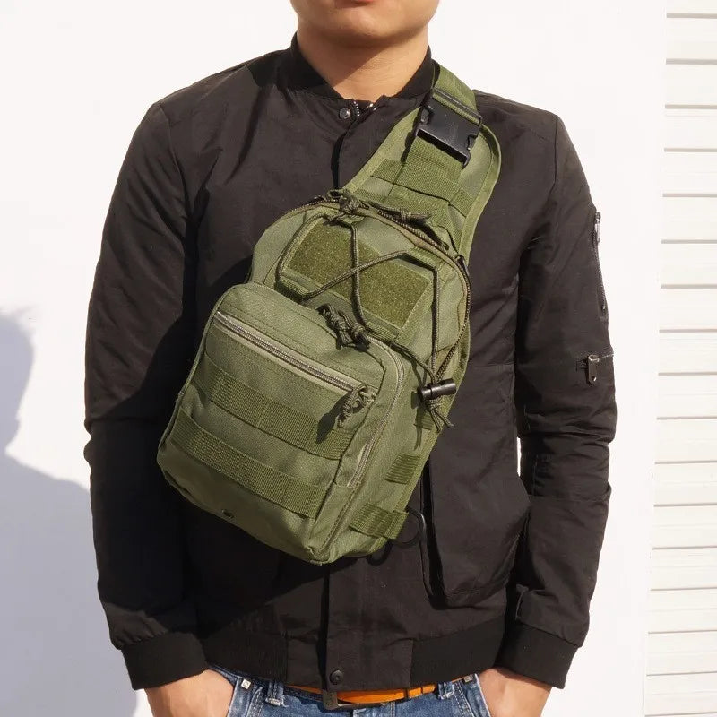 Tactical Sling Backpack - Waterproof EDC Outdoor CCW Daypack for Hiking and Camping
