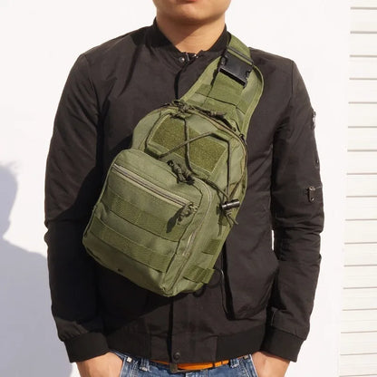 Tactical Sling Backpack - Waterproof EDC Outdoor CCW Daypack for Hiking and Camping