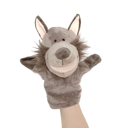 Stuffed Plush Animals - Kawaii Animal Dolls Hand Finger Puppets For Kids Learning Toys