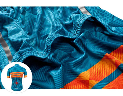 Cycling Jersey Set - Men & Women Breathable MTB Bike Clothes With Gel Padded Shorts