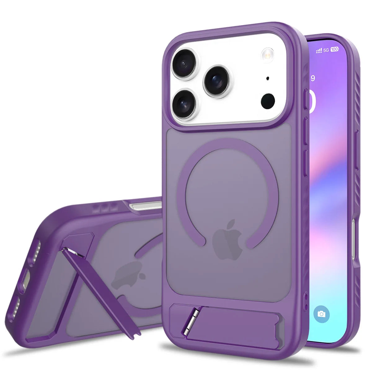Fengshang Magnetic Stand Case for iPhone 17 Pro - Invisible Protective Cover - ZOOMNSTORE