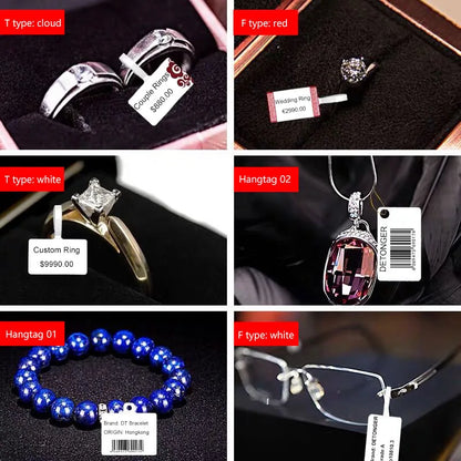 DETONGER DP23S Barcode QR Code Clothes Jewelry Price Tag Printer Android iOS Bluetooth Connection PC Printer