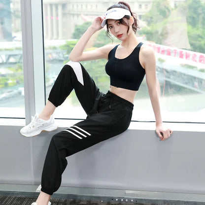 Sports Pants Autumn Women Loose Yoga Pants Sports Trousers Exercise Fitness Running Jogging Trousers Workout Sport Pants