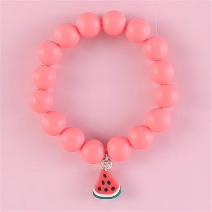 Cute Popcorn Beads Bracelet - Friendship Jewelry for Girls with Star Moon Cloud and Flower Accents