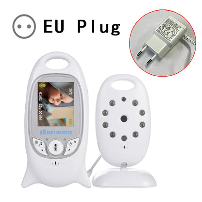 Video Wireless Baby Monitor 2.0 inch Color Security Camera 2 Way Talk Night Vision IR LED Temperature Monitoring with 8 Lullaby