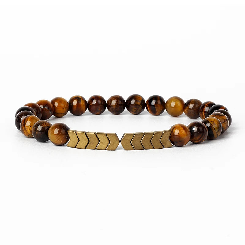 Hematite Magnetic Bracelet Man Weight Loss Bracelet Natural Stone Magnetic Bracelet Slimming Woman Health Care Therapy Jewelry