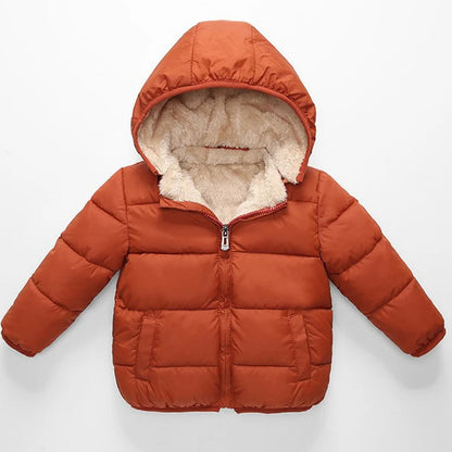 Kids Winter Jackets - Toddler Warm Coats With Zipper Closure | Heavyweight Cotton Outerwear