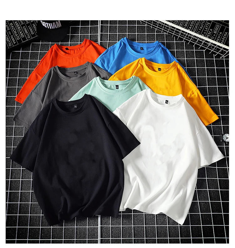 LEGIBLE 2025 Summer Men's T Shirt Casual Loose Cotton Short Sleeve T-Shirt Mens Top Tee shirt Men