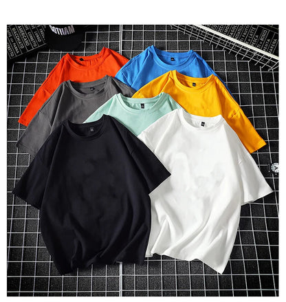 LEGIBLE 2025 Summer Men's T Shirt Casual Loose Cotton Short Sleeve T-Shirt Mens Top Tee shirt Men