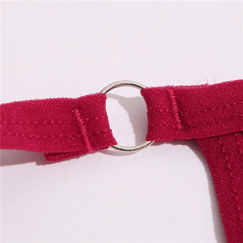 FINETOO 3PC/Set Women's Cotton Panties Underwear Metal Buckle Briefs M-2XL Female Underpant Low Waist Woman Sexy Panty Lingerie