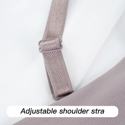 Seamless Push Up Bras - Wire Free A B Cup Bra With Adjustable Straps