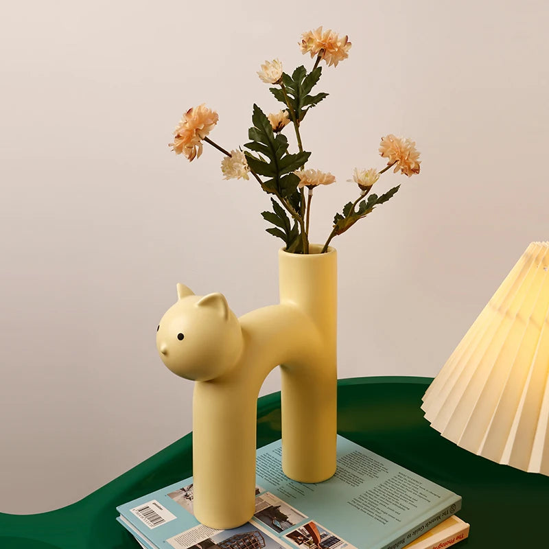 Luxury Ceramic Animal Vase for Modern Home Decor - Perfect Christmas  Birthday Gift - ZOOMNSTORE