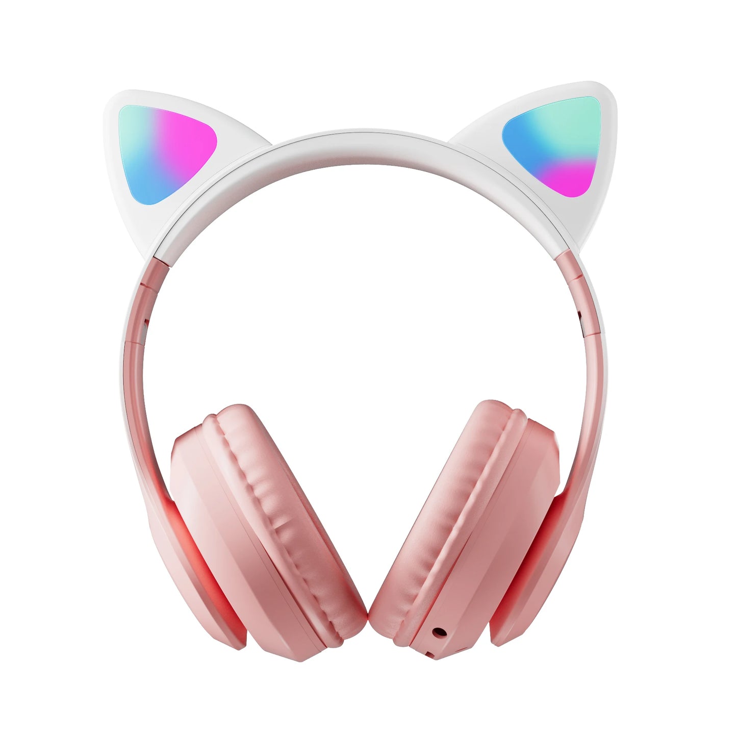 Wireless Cat Ear Headphones – Kids Gaming Headset With Microphone & RGB Lights