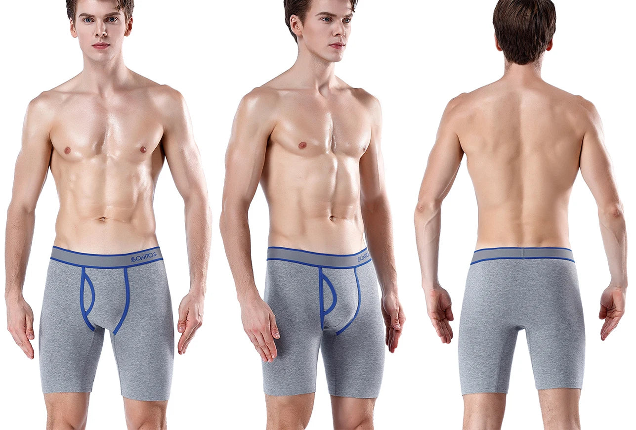 SRBONITOS Long Boxer For Men Underwear High Quality Coton Men's Panties Man Underpants Boxershorts Shorts Calvin Calecon Sexy