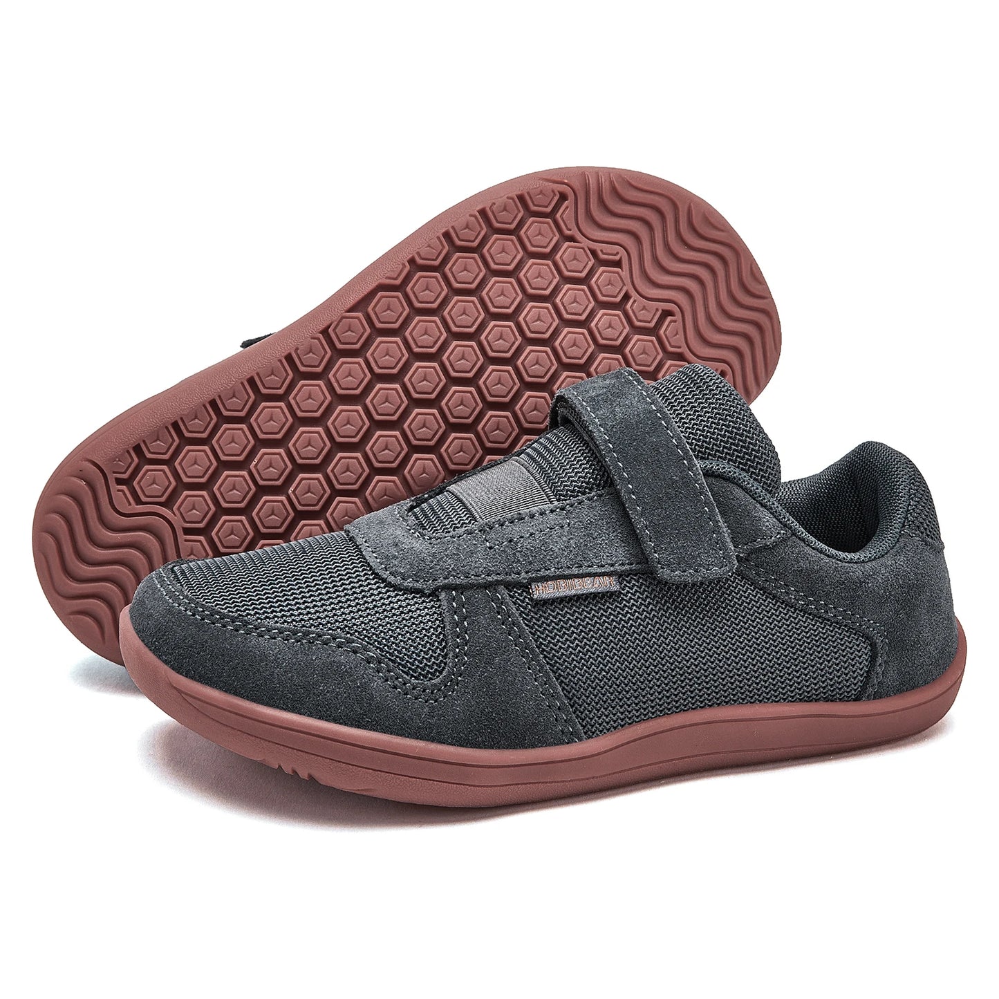 HOBIBEAR Kids Barefoot Sneakers - Lightweight Wide Toe Minimalist Shoes - ZOOMNSTORE