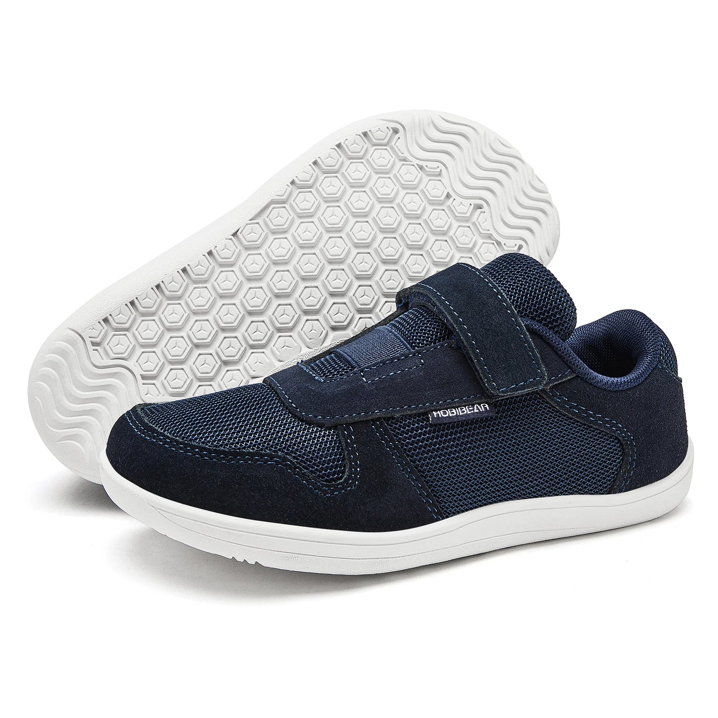 HOBIBEAR Kids Barefoot Sneakers - Lightweight Wide Toe Minimalist Shoes - ZOOMNSTORE