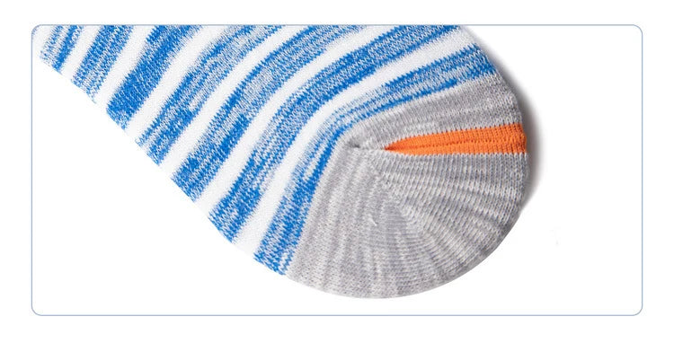5 Pairs/lot Men Socks Large size Spring Summer Cotton Fashion Striped Silicone Non-slip socks Soft Breathable Short Socks Male