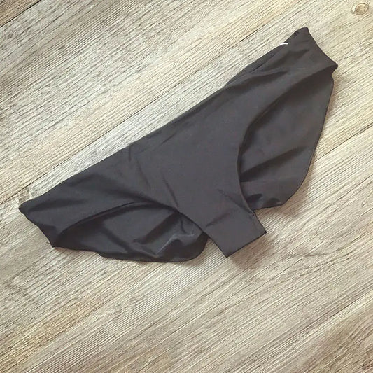 4 Colors Bikinis Women Solid Brazilian Thong Bikini Tanga 2025 Swimsuit Swimwear Women's Swimming Suit Bottom Bathing Suit A117