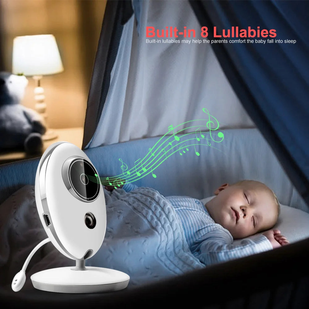 Wireless LCD Audio Video Baby Monitor VB605 Radio Nanny Music Intercom IR 24h Portable Baby Camera Baby Walkie Talkie Babysitter
