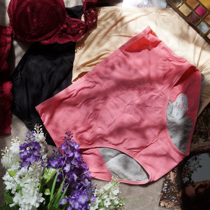 2PCLeak Proof Menstrual Period Panties Women Underwear Physiological Pants Cotton Health Seamless Briefs High Waist  Dropshiping