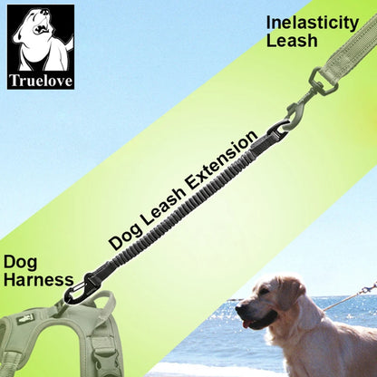 Truelove Short Bungee Dog Nylon Leash Rope For Dog Collar Extension Retractable For All Breed Training Running Walking TLL2971