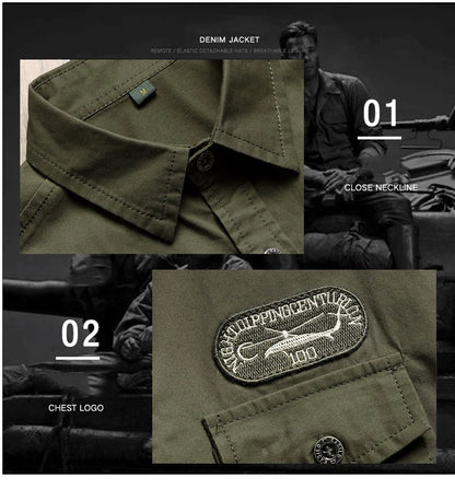 Military Shirt Men Tactics Short sleeve Summer Tops Solid color High quality 100% Cotton Pocket 5XL Plus size Man Clothes