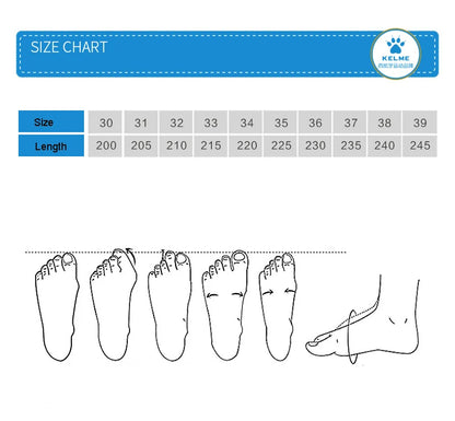 KELME Kid's Soccer Shoes HG Sole Football Boots Soccer Sneakers Light Training Shoes Children Sportswear Brand 6873003