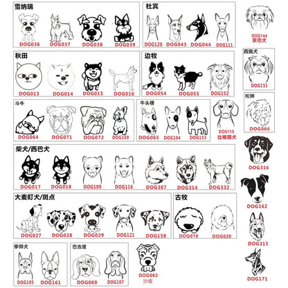 Dog ID Tag Free Engraving Name Tel Cat Collar Harness Pendant Clothes Accessories For Pet Custom Puppy Kitten Leash Pet Supplies