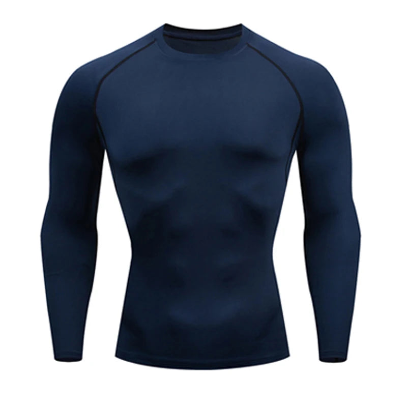 Quick Dry Men's Thermal Underwear Sets Running Compression Sport Suits Basketball Tights Clothes Gym Fitness Jogging Sportswe