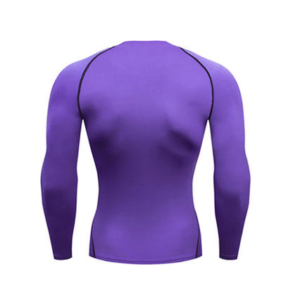 Quick Dry Men's Thermal Underwear Sets Running Compression Sport Suits Basketball Tights Clothes Gym Fitness Jogging Sportswe
