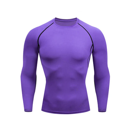Quick Dry Men's Thermal Underwear Sets Running Compression Sport Suits Basketball Tights Clothes Gym Fitness Jogging Sportswe