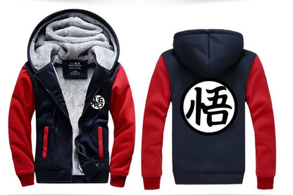 Autumn Winter Jackets Anime Sweatshirt Men Fashion Streetwear Fleece Hoody Men's Sportswear  Jacket