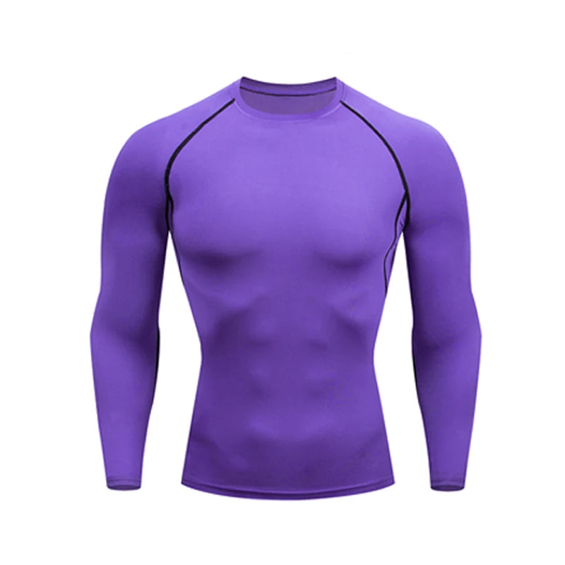 Quick Dry Men's Thermal Underwear Sets Running Compression Sport Suits Basketball Tights Clothes Gym Fitness Jogging Sportswe
