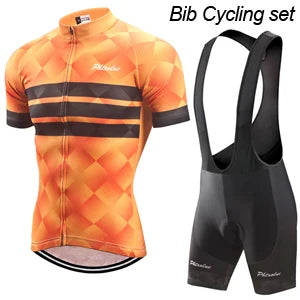 Cycling Jersey Set - Men & Women Breathable MTB Bike Clothes With Gel Padded Shorts