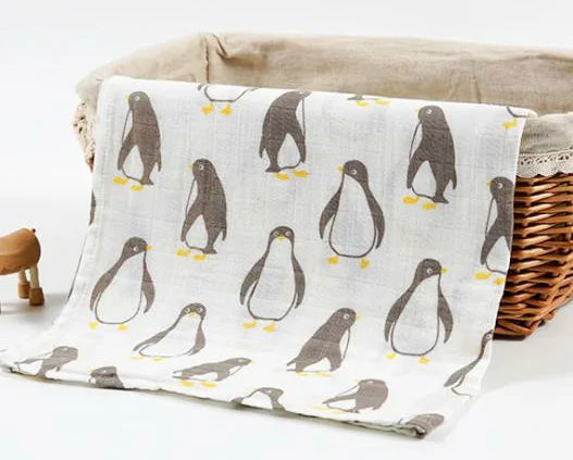 Muslin Cotton Baby Towel  Swaddle - 58x58cm Bath Feeding Face Wipe