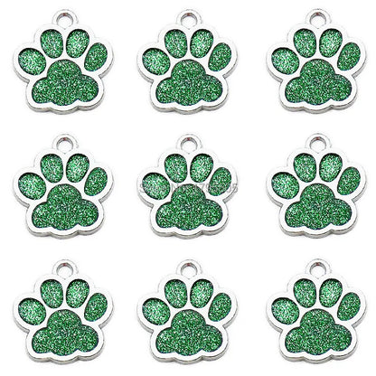 Wholesale 100pcs bright  Pet shiny claw id pet dog accessories alloy ID tag puppy pet collar pendant pet dog cat dog back home