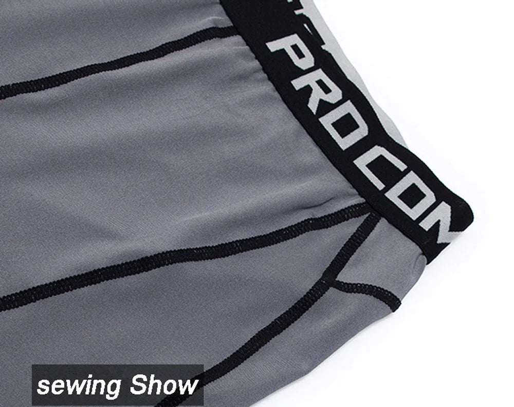Quick Dry Men's Thermal Underwear Sets Running Compression Sport Suits Basketball Tights Clothes Gym Fitness Jogging Sportswe
